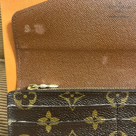 💯Authentic Louis Vuitton Portefeuille Sarah Long Wallet w/Chain inclusion - Picture 8 of 17
